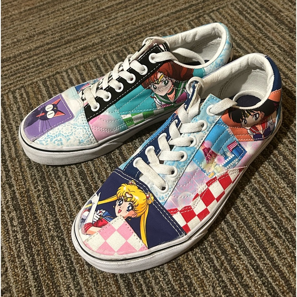 Vans x Sailor Moon Old Skool Skate Shoe - Patchwork